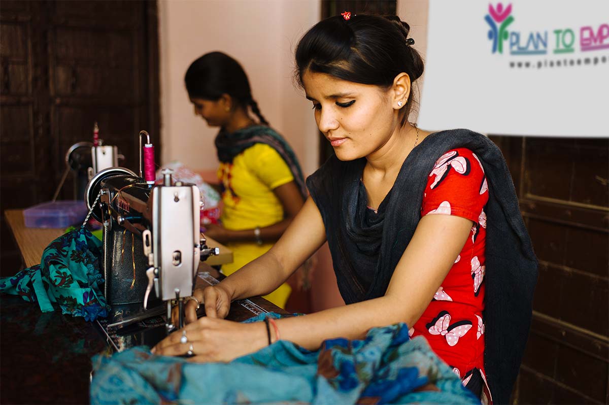 Empowering women through stitching & tailoring classes Plan to eMpower